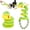 Snake, variant on UXVA Spiral Long Neck Duck Squeaky Dog Toy Rope Tug Chew Toy