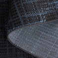 thumbnail image 5 of SAFAVIEH Mila Heidi Geometric Striped Polyester Area Rug, Dark Blue/Black, 6'7" x 6'7" Square, 5 of 9