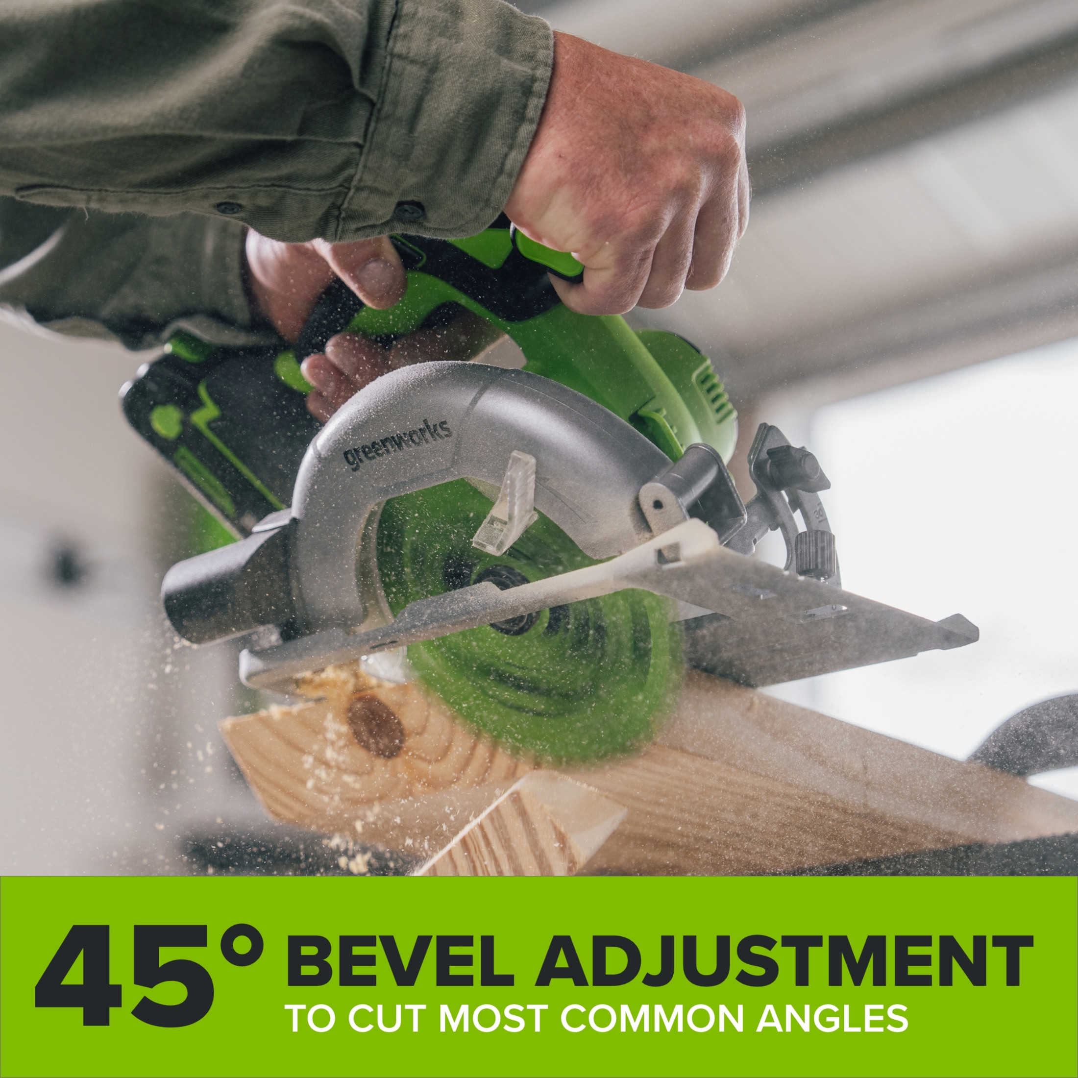 Greenworks 24V Cordless Circular Saw, 6-1/2-Inch PowerAll photo 3