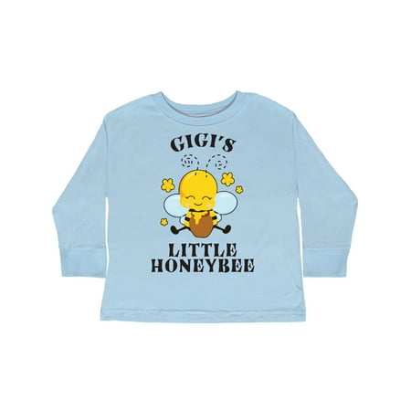 

Inktastic Cute Bee Gigi s Little Honeybee with Stars Gift Toddler Boy or Toddler Girl Long Sleeve T-Shirt