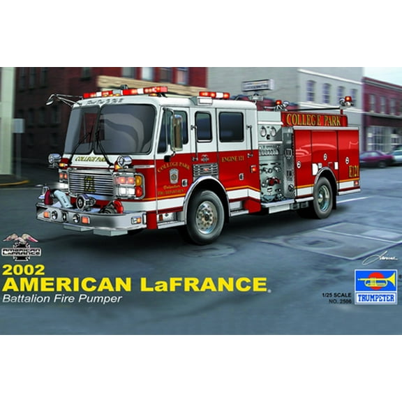 Trumpeter Model 1/25 02506 American LaFRANCE Eagle Fire Pumper Model Kit