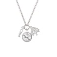 thumbnail image 2 of Delight Jewelry Silvertone Small Kiss Script Let Things Go Fall Zoey Charm Necklace, 28", 2 of 4