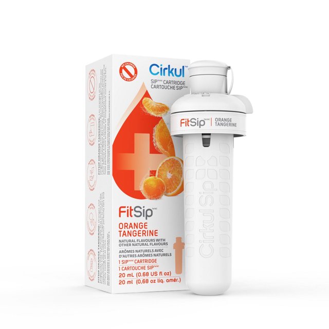 Cirkul FitSip Orange Tangerine Flavor Cartridge, 1-pack.