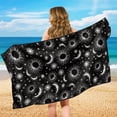 thumbnail image 6 of XYZCANDO Car Seat Towel Cover Stars Pattern Seat Cover for Swimming Beach, Sweatproof Breathable Automotive Front Seat Protector for SUVs Cars, 6 of 11