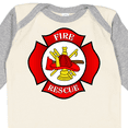 thumbnail image 4 of Inktastic Maltese Cross Firefighter Boys or Girls Long Sleeve Baby Bodysuit, 4 of 5
