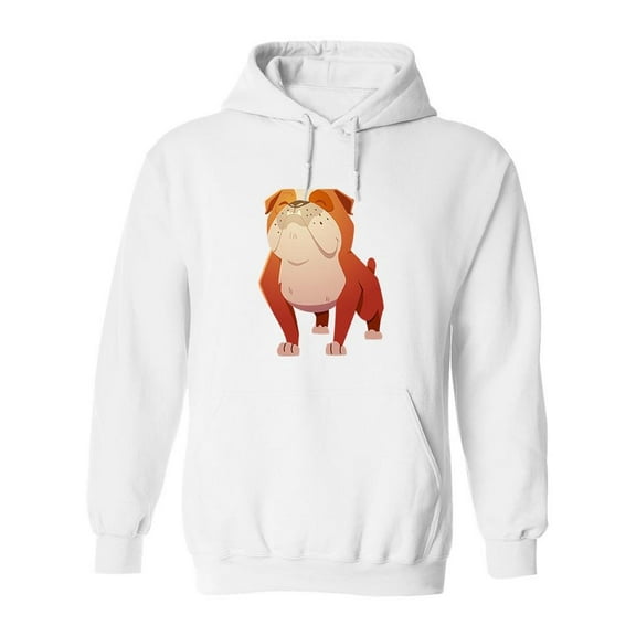 Bulldog  Hoodie Men -Image by Shutterstock, Male Large
