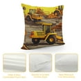 thumbnail image 4 of Construction Bed Sheet Excavator Truck Fitted Sheet for Kids Boys Girls Cartoon Car Bedding  Pillowcase Twin Size (No Flat Sheet), 4 of 5