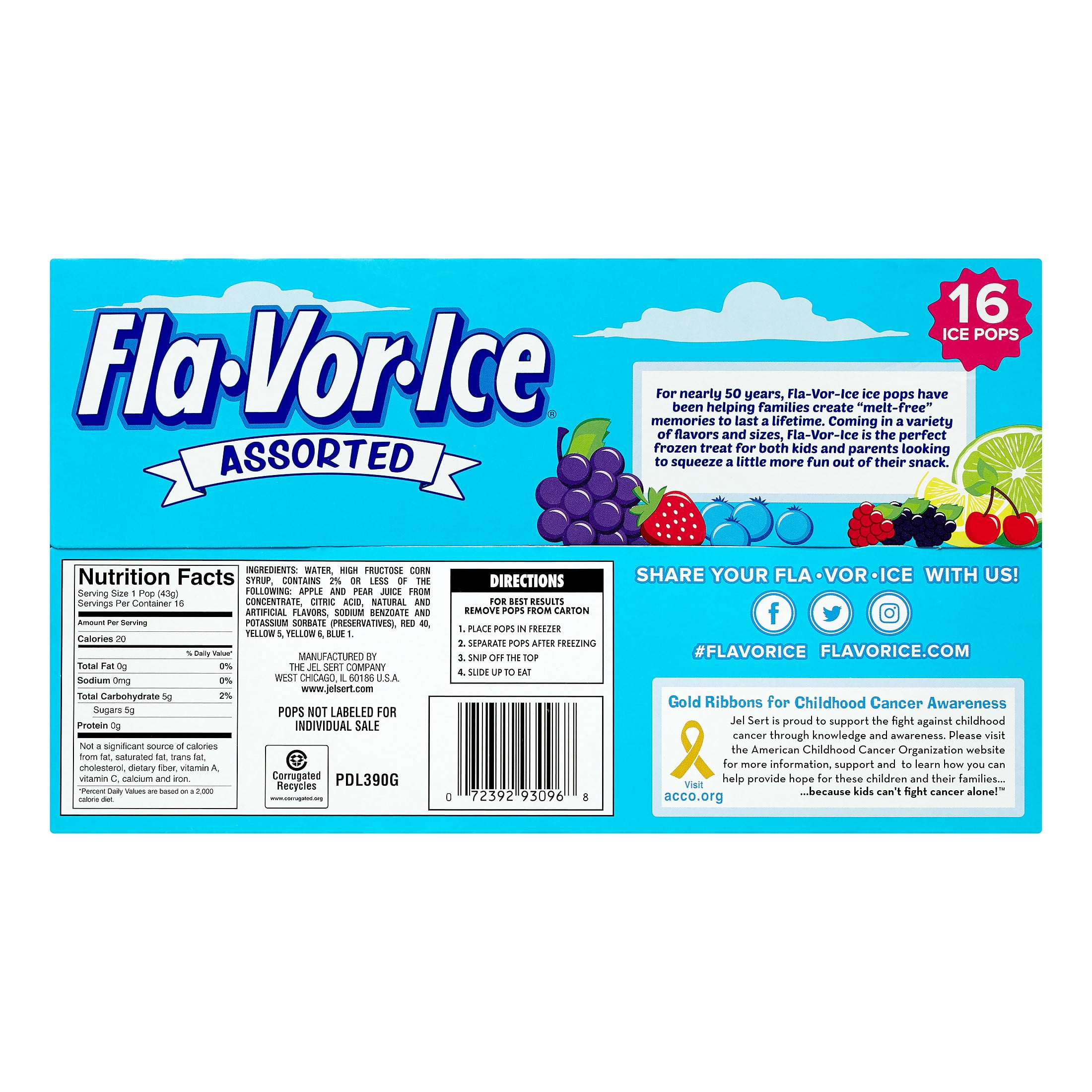 Flavor Ice Popsicles Nutrition Facts Besto Blog