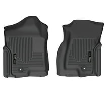Husky Liners 13241 Weatherbeater Floor Mats Fit 99-07 Chevy Silverado, Suburban, Tahoe, Avalanche, GMC Sierra, Yukon, Yukon XL, Cadillac Escalade, Hummer H2 w/o Manual Shifter Front 2 Pc Black