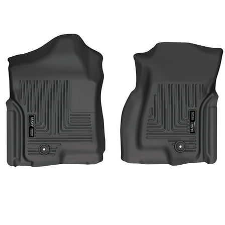 Husky Liners 13241 Weatherbeater Floor Mats Fit 99-07 Chevy Silverado, Suburban, Tahoe, Avalanche, GMC Sierra, Yukon, Yukon XL, Cadillac Escalade, Hummer H2 w/o Manual Shifter Front 2 Pc Black
