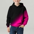 thumbnail image 4 of Sudadera con capucha para niño, con estampado de color, manga larga, informal, deportiva, con capucha, manga larga, sudadera con capucha, top con inserciones en los hombros, blusa de poliéster para ni, 4 of 7