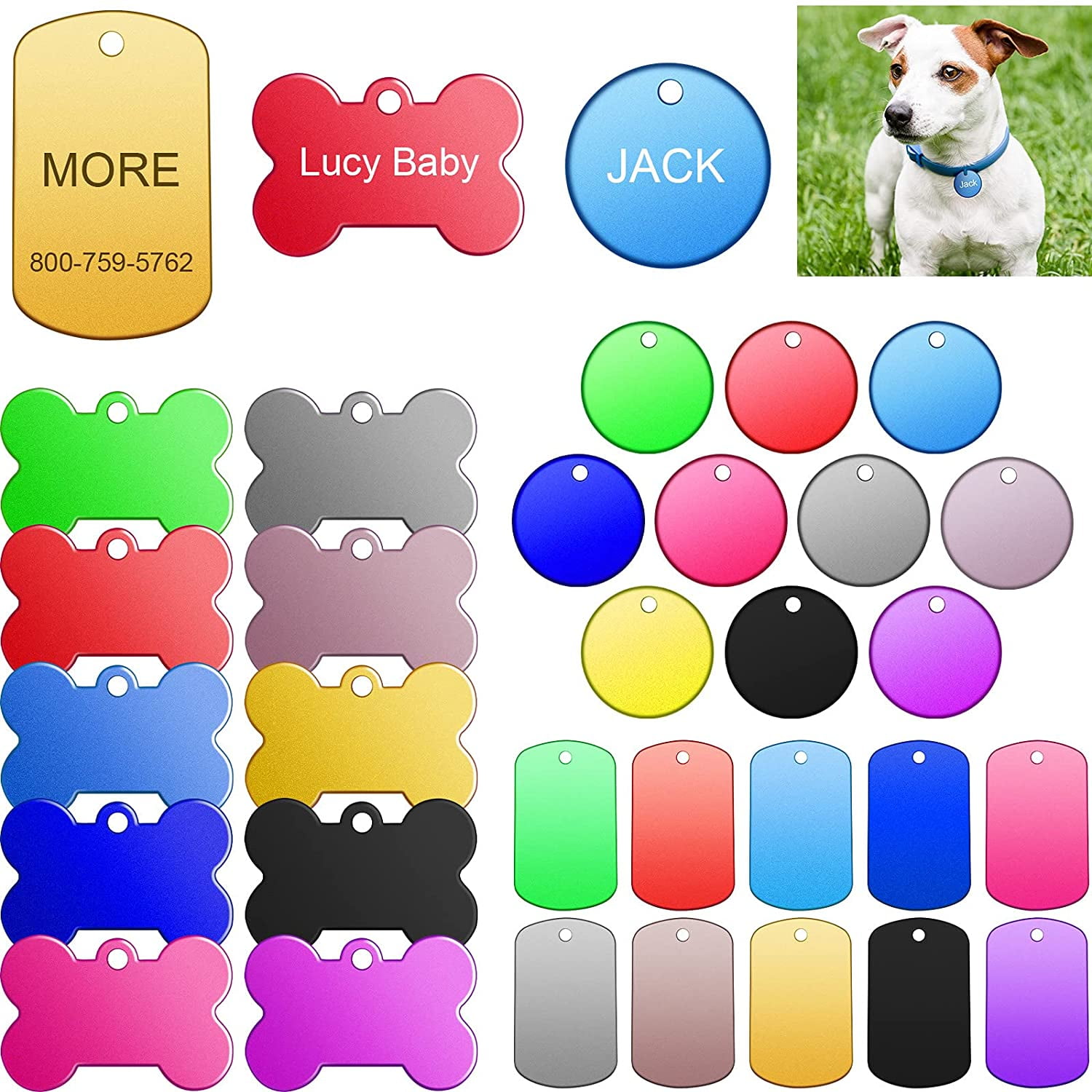 Animal dog tags best sale