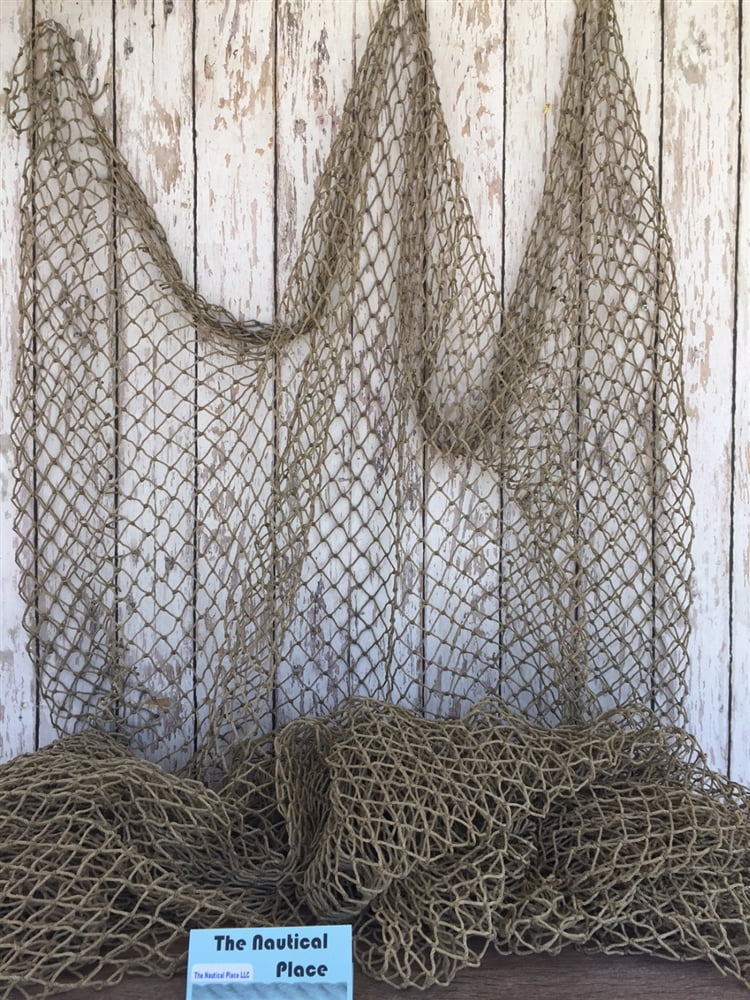 Commercial Fishnet Fish Net Used Lot Fishing Camping Sports Decor Outdoor 