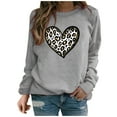 thumbnail image 2 of Valentines Day Sweatshirt for Women, Printed Sweatshirts Women, Crew Neck Long Sleeve Sweatshirt Ladies Casual Valentine's Day Printed Long Sleeved Round Neck Top, 2 of 8