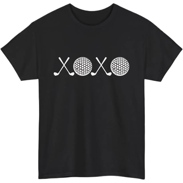 XOXO - playera de golf para el día de San Valentín, diseño de golf, humor romántico, unisex