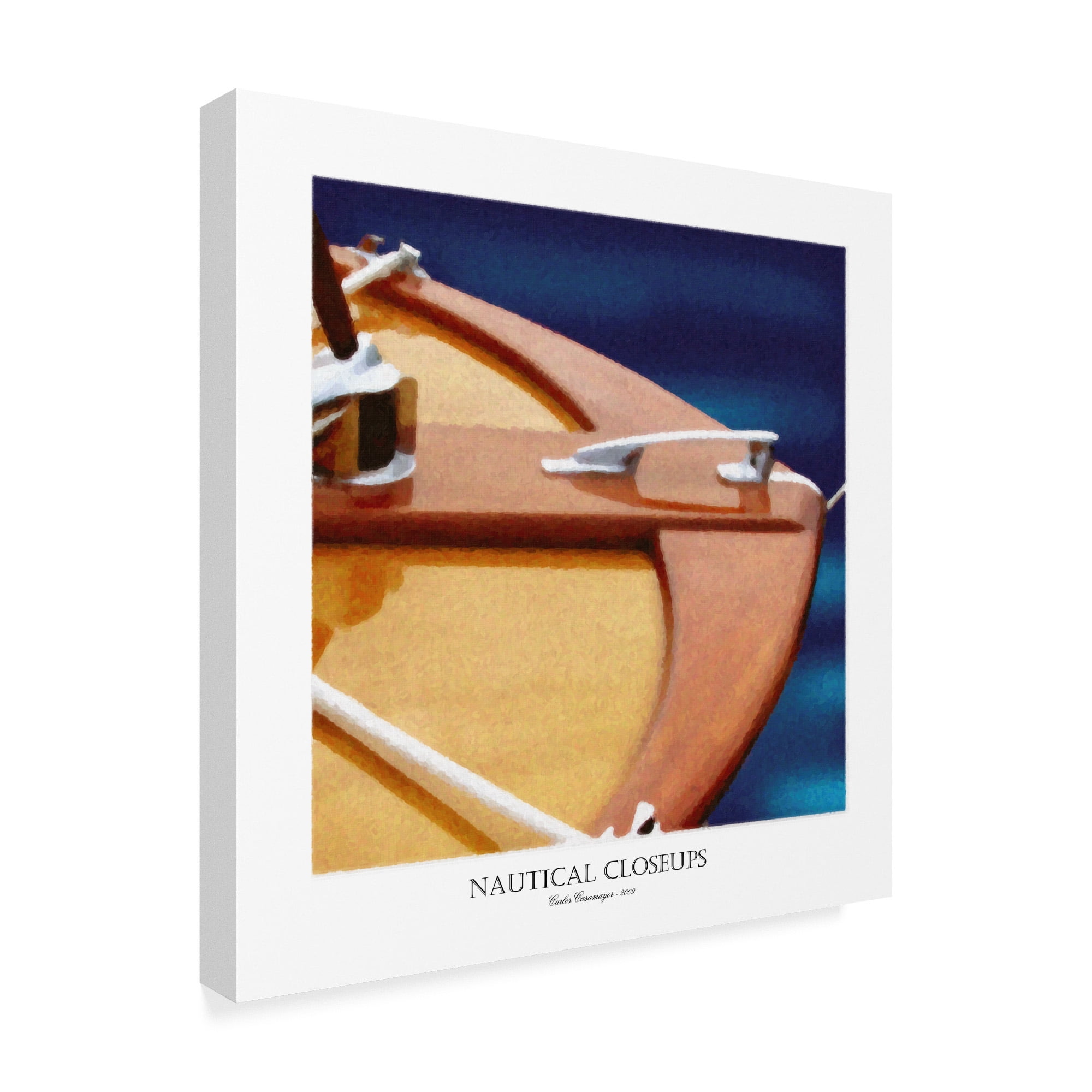 Trademark Fine Art 'Nautical Closeups 3' Canvas Art by Carlos Casamayor