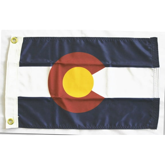 Colorado - 12"X18" Nylon Flag