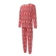 thumbnail image 2 of Christmas Family Matching Pajamas  Pajamas, Printed Long-Sleeve Tops with Pants Suit/Jumpsuit for Adult, Kid, Baby, 2 of 9
