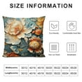 thumbnail image 5 of QZHH Blue and White Porcelain Throw Pillow Covers Set of Rose Pattern Decorative Cushion Pillowcases for Bedroom Living Room Sofa,, 5 of 5