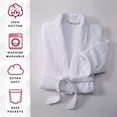 thumbnail image 3 of Albornoz Marriott Terry Velour, 100% algodón, bata de spa para hotel, 3 of 5