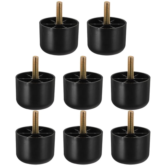 Masteelf 8Pcs Furniture Replacement Foot Table Screw Leg Foot Sofa Foot Chair Foot for Cabinet
