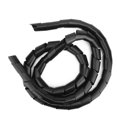 thumbnail image 1 of Qiilu 2 Package Wire Protector Spiral PP Cable Protection Accessory Wire Sleeve, 1 of 8