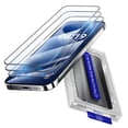 thumbnail image 1 of Protector de pantalla Fonowlo de cristal templado para iPhone 16/15 Plus, 1 of 8