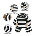 thumbnail image 4 of Funny Prisoner Costume for Dogs, Striped Pet Outfit with Arms, Soft and Comfortable Dog Halloween Costume Suit, 4 of 6