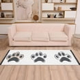 thumbnail image 2 of Yayeee Runner Rug for Bedroom 2'x6' Machine Washable Hallway Non Slip Mat, Cartoon Cat Paw, 2 of 8