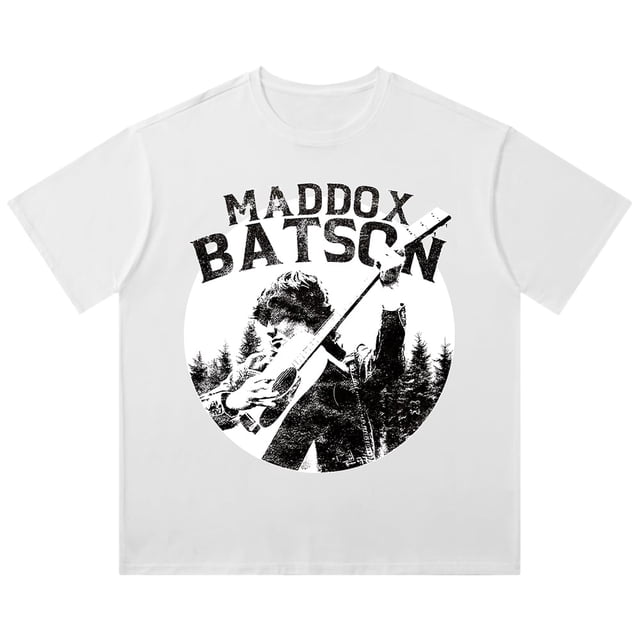 Maddox Batson Playera Estampada Lavada Vintage Unisex Manga Corta Merch Gira Camino a Indio
