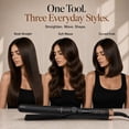 thumbnail image 6 of Berlaney 2-in-1 Airflow Styler, Flat Iron Hair Straightener and Curler with Cool Air, Black, 6 of 9