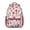 Red, variant on Decorative Paisley Print School Backpack - Waterproof & Breathable Bookbag with Adjustable Straps