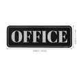 thumbnail image 2 of The Office Door Sign Black Wall Sign Hanging Sign Sticker For Your Home And Business With Bigger Letters Acrylic Self Adhesive Sign, 2 of 8
