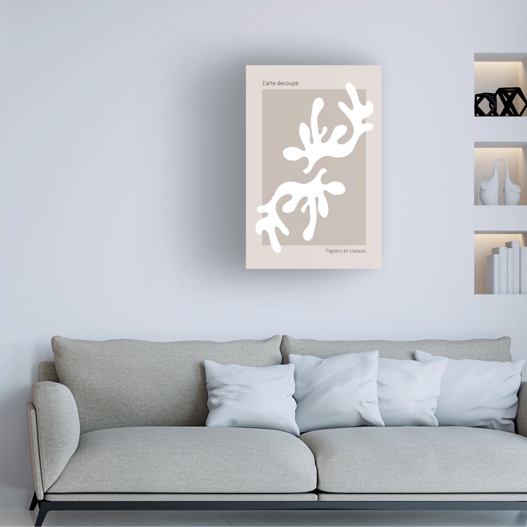 Canvas Wall Art - Pictufy Studio Ii 'Summer Marron' Wall Art for Living Room, Bedroom, or Office Décor by Trademark Fine Art - 12 x 19 Inches