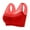 Red, variant on WRKEKC Wireless Bras for Women, Women's Strapless Lace Underwear with Thin Side Collection and Daily Bra