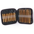 thumbnail image 1 of Shisuyan 20Pcs Set Wood Crochet Hooks for Scarf Knitting in Assorted Color for Handicraft Tools, 1 of 5