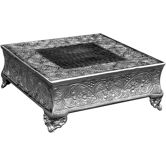 Wedding Cake Stand silver aluminium 16"
