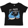 thumbnail image 3 of Inktastic My Papa Loves Me- whale shark Boys or Girls Toddler T-Shirt, 3 of 5