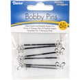 thumbnail image 2 of Darice Bobby Pins 6 Pkg Assorted Silver Flower Butterfly BPIN 2476, 2 of 2
