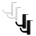 thumbnail image 6 of Limei 2 Pcs Headphone Stand & Hanger, Above & Under Desk Gaming Headset Holder Mount Hook, Earphone Rack with Cable Clip - Black, 6 of 6