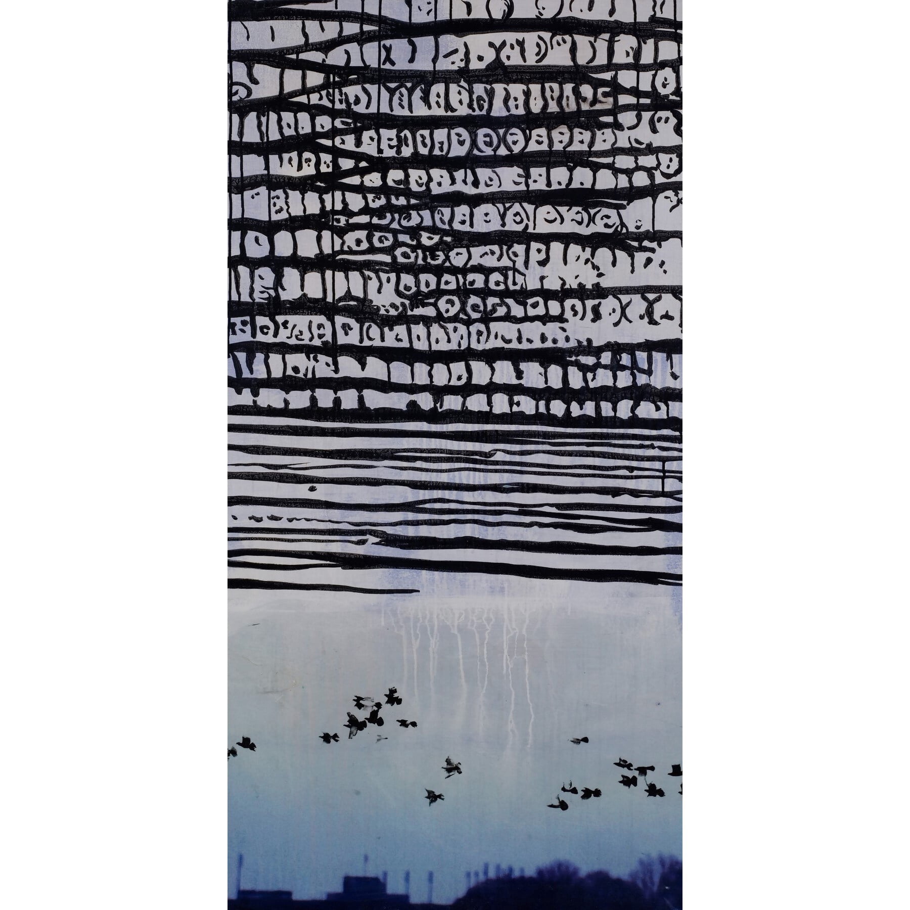 Soaring Birds Painting Print on Wrapped Canvas