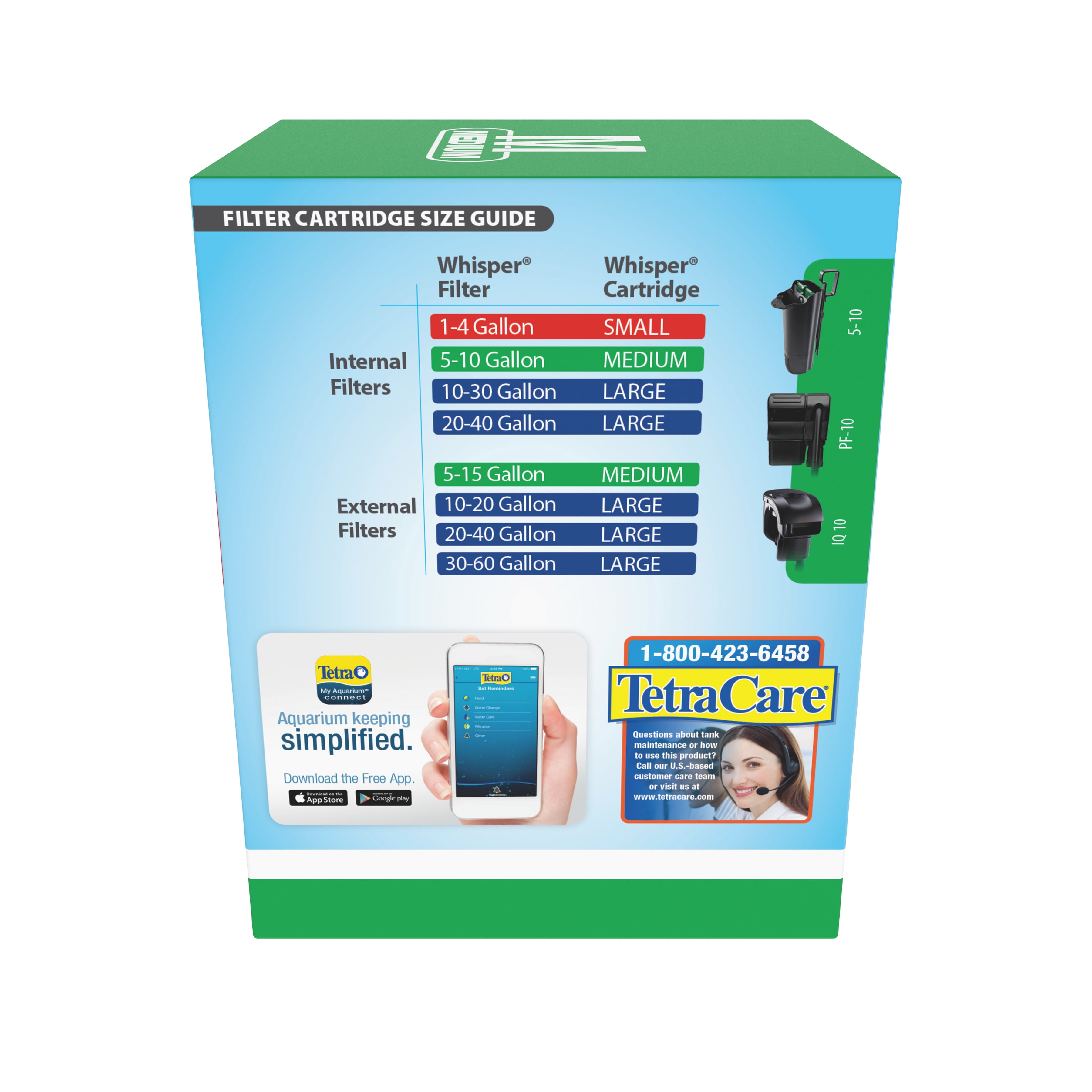 Filterkartusche Für Tetra Whisper Bio-Bag Filter – Medium, Mit Aktivkohle, Hält Aquarium Sauber & Klar