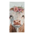 thumbnail image 6 of ZFLMY Flower Microfiber Hand Towel 100% Polyester Funny Kitchen Towel Absorbent for Kitchens Bathrooms Showers 29.5x13.8 inches 29.5x13.8in, 6 of 6