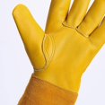 thumbnail image 2 of Guantes de jardinería para mujeres/hombres, guante de protección de antebrazo largo a prueba de cortes y espinas de poda de rosas, guantes de jardín de trabajo de cuero de vaca gruesos y duradero, 2 of 5