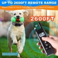 thumbnail image 5 of Dog Trainer with Remote Control, Electric Dog Training Collar with 4 Training Modes, Waterproof Dog Shock Collar Rechargeable Electronic Collar, Extra Long 2600 Feet Remote Range (2 Pack), 5 of 6
