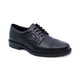 thumbnail image 1 of Zapato escolar Audaz para niño de piel negro Adams con diseño perforado, 1 of 5