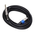 thumbnail image 1 of Microphone Connection Cord, Stable Flexible Safe Clear XLR To 1/4in Cable Balanced  3 Core  for Microphones, 1 of 8