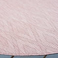 thumbnail image 3 of Safavieh Courtyard Teodor Geometric Indoor/Outdoor Area Rug, Pink, 6'7" x 6'7" Round, 3 of 9