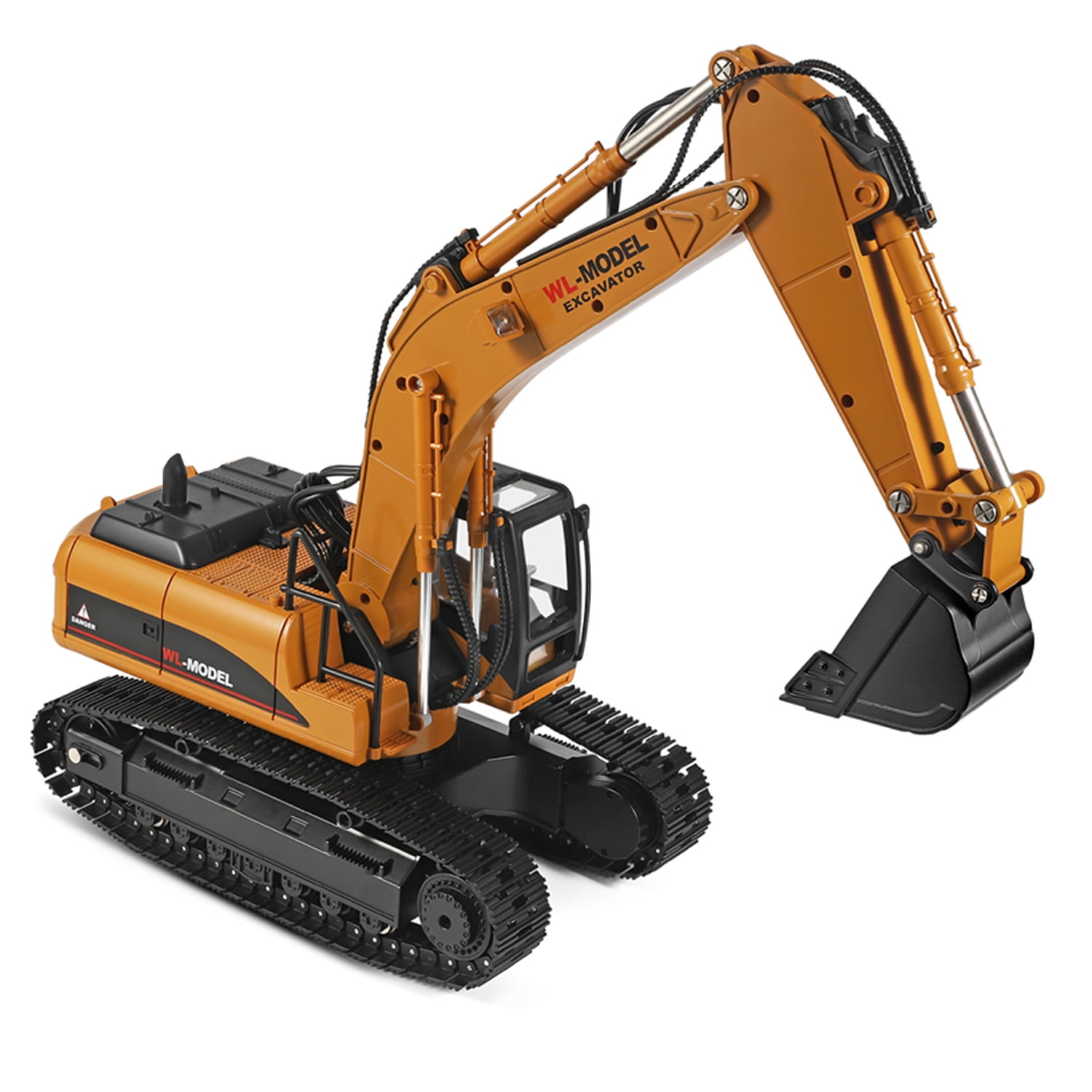 WLtoys XKS 16800 1:16 Electric Remote Control Excavator Toy Truck RC Construction Tractor Light