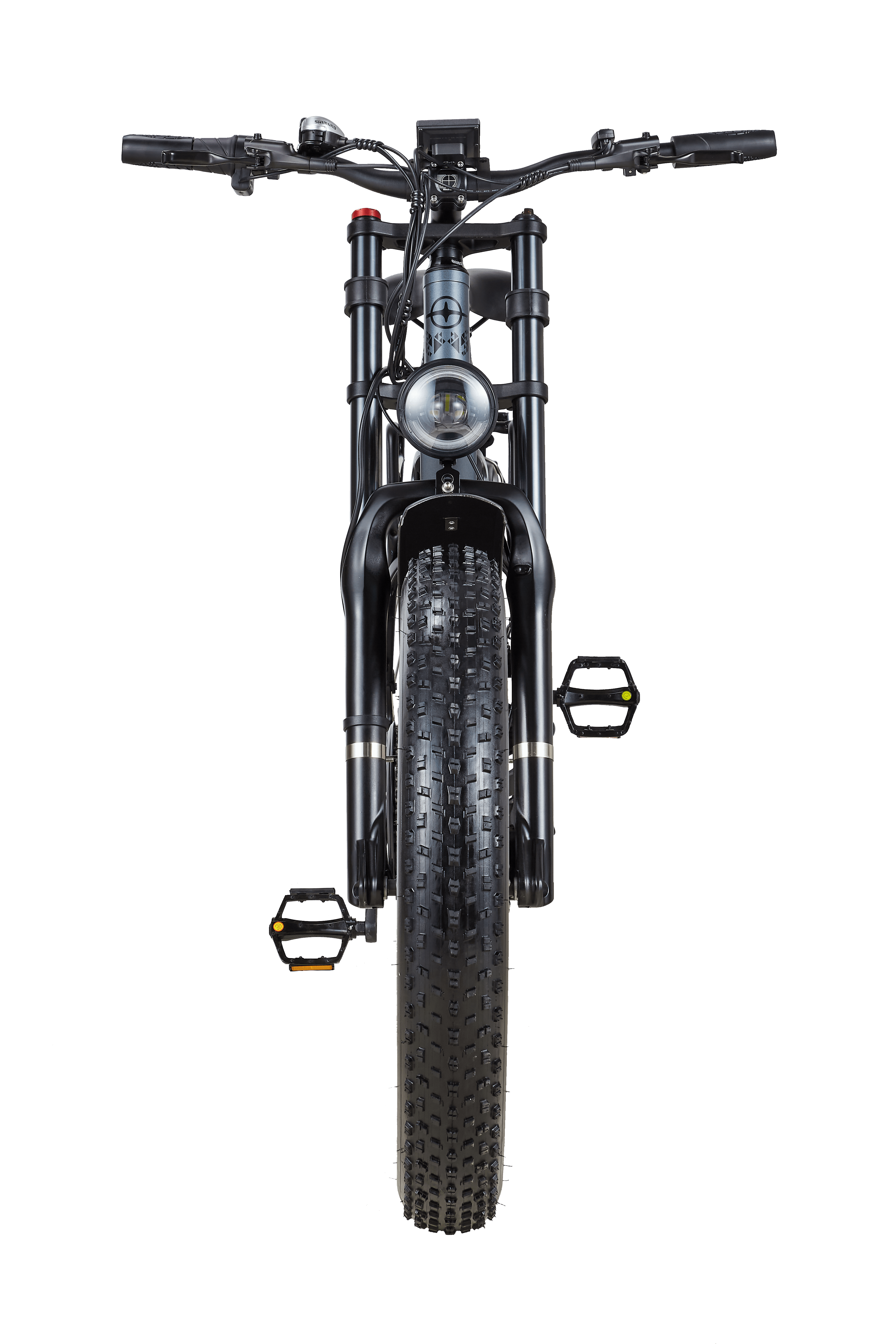 Electric Mountain Bike for Adults, 2000W Motor, 48V 25Ah Battery, 100 Miles Range, 24" Fat Tire All Terrain E Bike，Silver